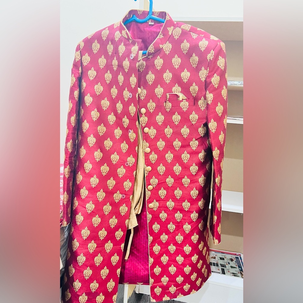 Maroon Sharwani